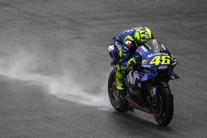 Motocykl MotoGP na rovince